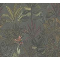 VLIESTAPETE Grün 53/1005 cm - Grau, Textil (53/1cm) - KUNSTLOFT