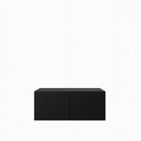LOWBOARD MIVO 100/41/40 cm, Hängender TV-Schrank Schwarz - Schwarz, Holzwerkstoff (100/41/40cm) - MASSENO