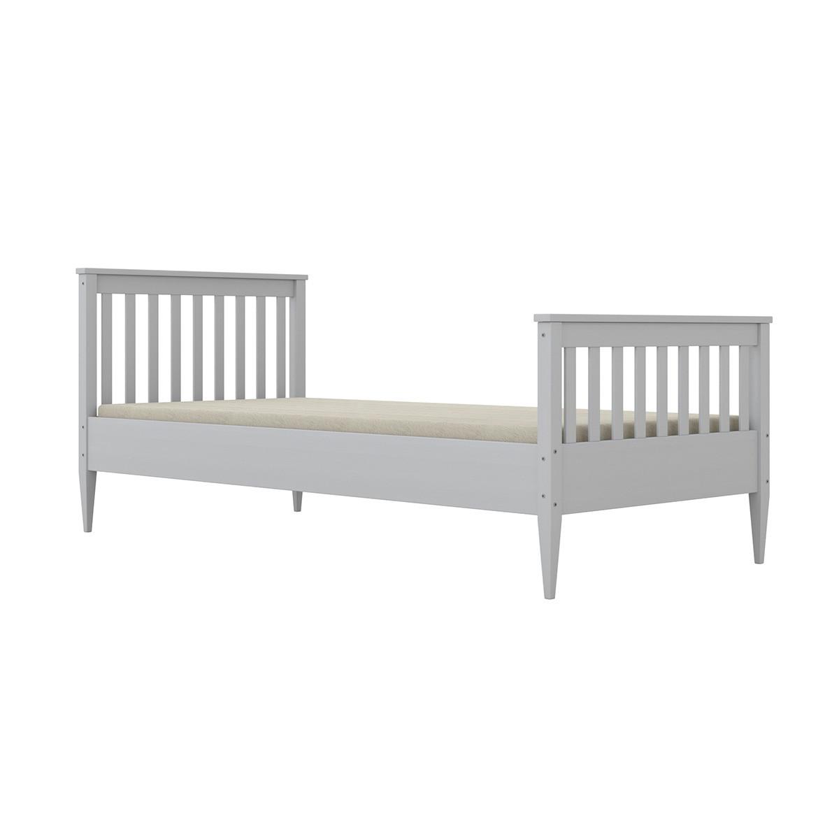 BETT 90/200 Ignas Weiß - Weiß, Holz (90/200cm) - Petits-meubles