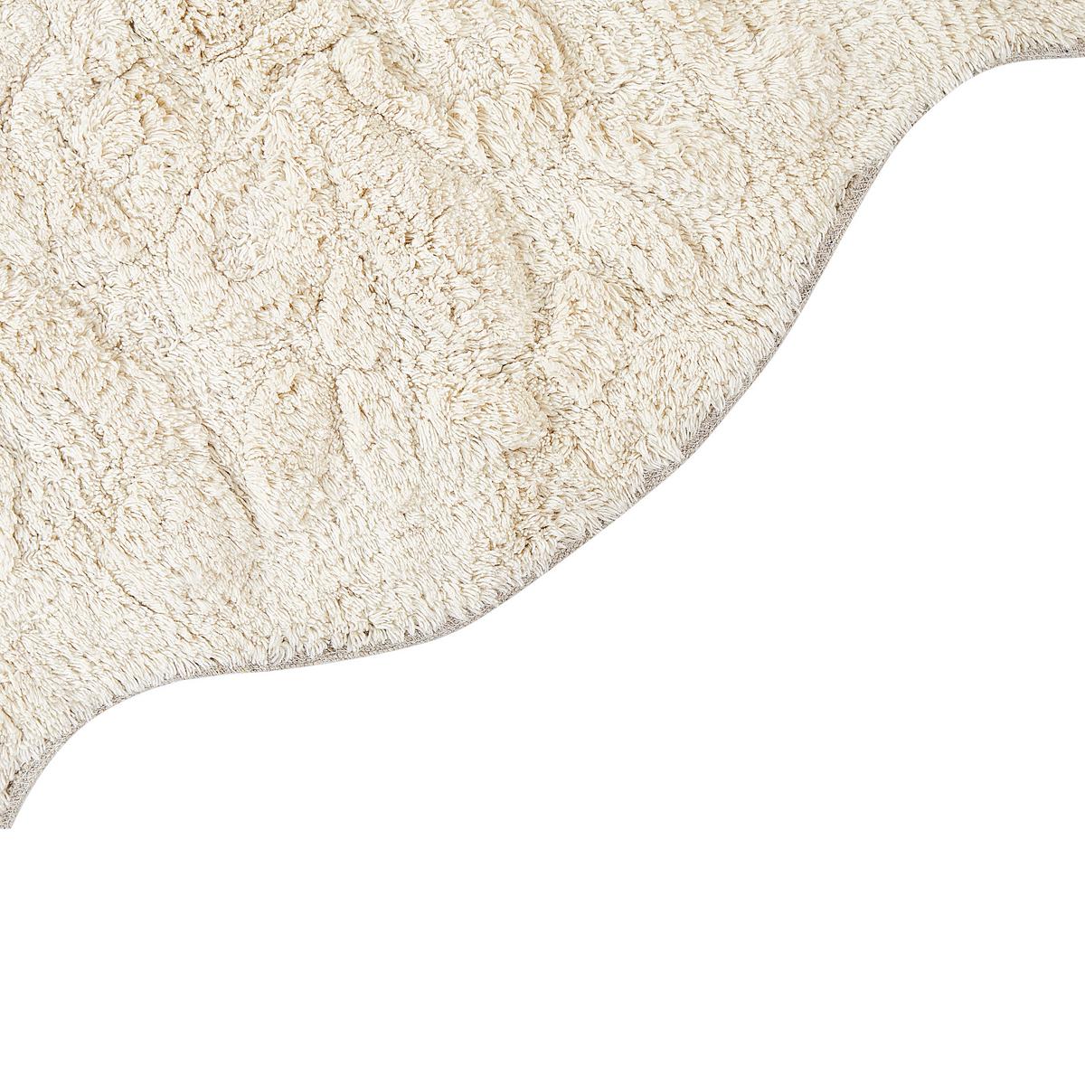 BADEMATTE Beige 150/60 cm Canbar - Beige, Textil (150/60cm) - Beliani