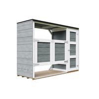 MÜLLTONNENBOX 2er 240L, M981A-CAVERN STEEL, aus wetterfestem LP Smartside Holz - Anthrazit, Holz (217/159/75cm) - Timbela