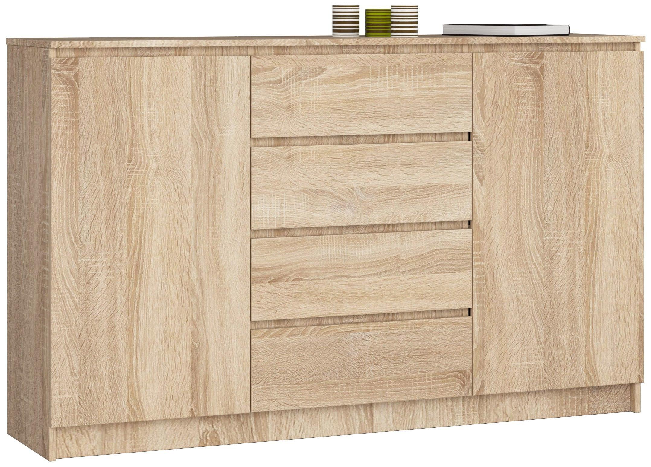 KOMMODE Eiche Sonoma 99/160/40 - Sonoma Eiche, Holzwerkstoff (160/99/40cm) - RAUMHIRSCH FURNITURE