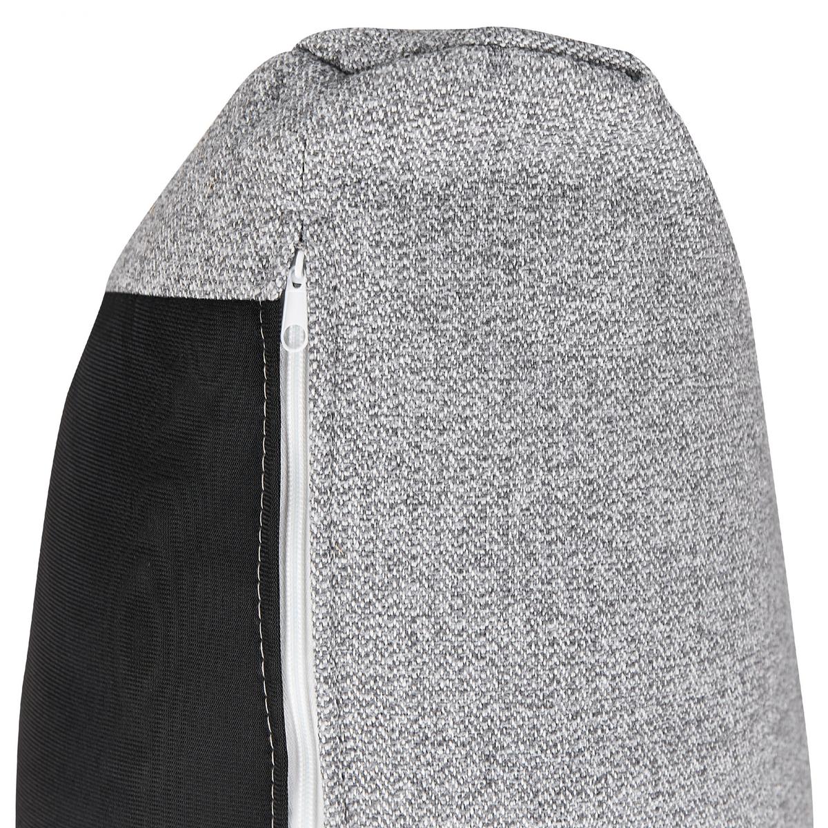 3-SITZER-SOFA Polsterbezug Hellgrau Nivala - Hellgrau, Textil (220/76/84cm) - Beliani