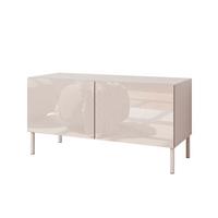TV-SCHRANK COLGANTE 100 Kaschmir Hochglanz, ohne LED, Gerade kaschmir Füßen - Kaschmir, Holzwerkstoff (100/50/40cm) - Lookway