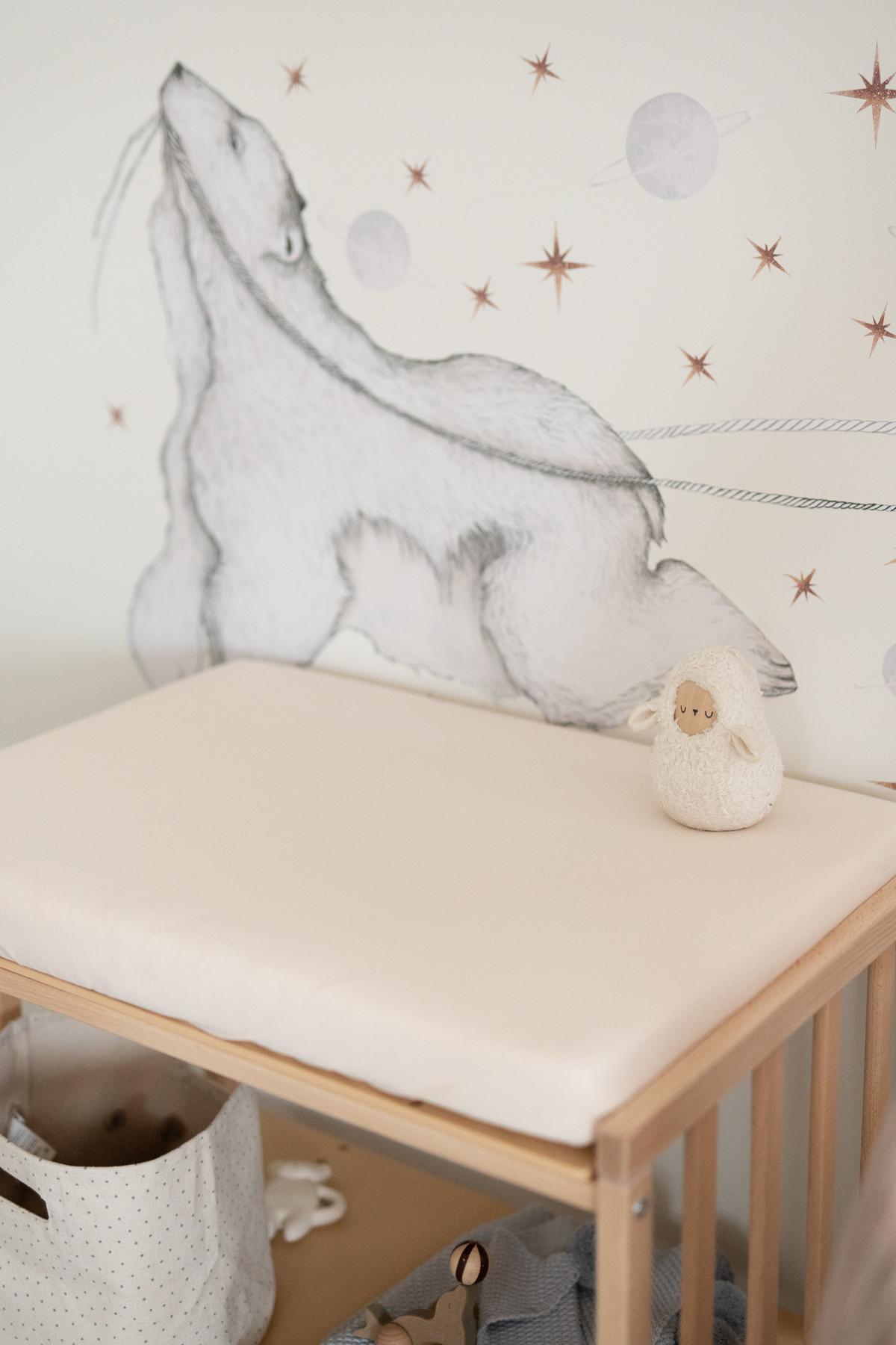 BABY Spannbettlaken Regal 7in1 - Beige, Textil (50/73cm) - waldin