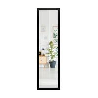 GANZKÖRPERSPIEGEL Schwarz - Schwarz, Glas (113/7.5/27cm) - COSTWAY