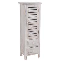 KOMMODE SCHRANK Weiß - Weiß, Holz (30/91/25cm) - MCW