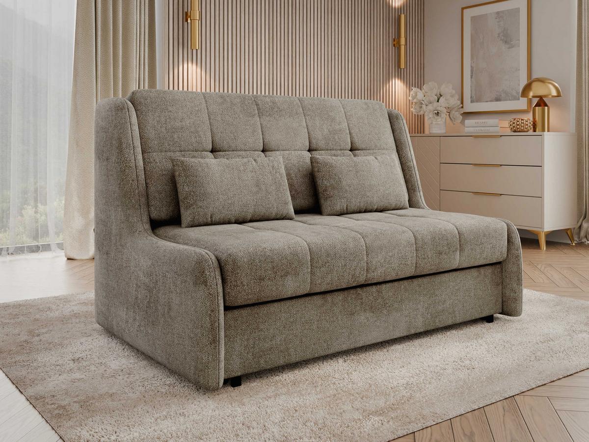 SCHLAFSOFA Viva Elite III - Schwarz/Braun, Holz/Metall (146/85/98cm) - MIRJAN24