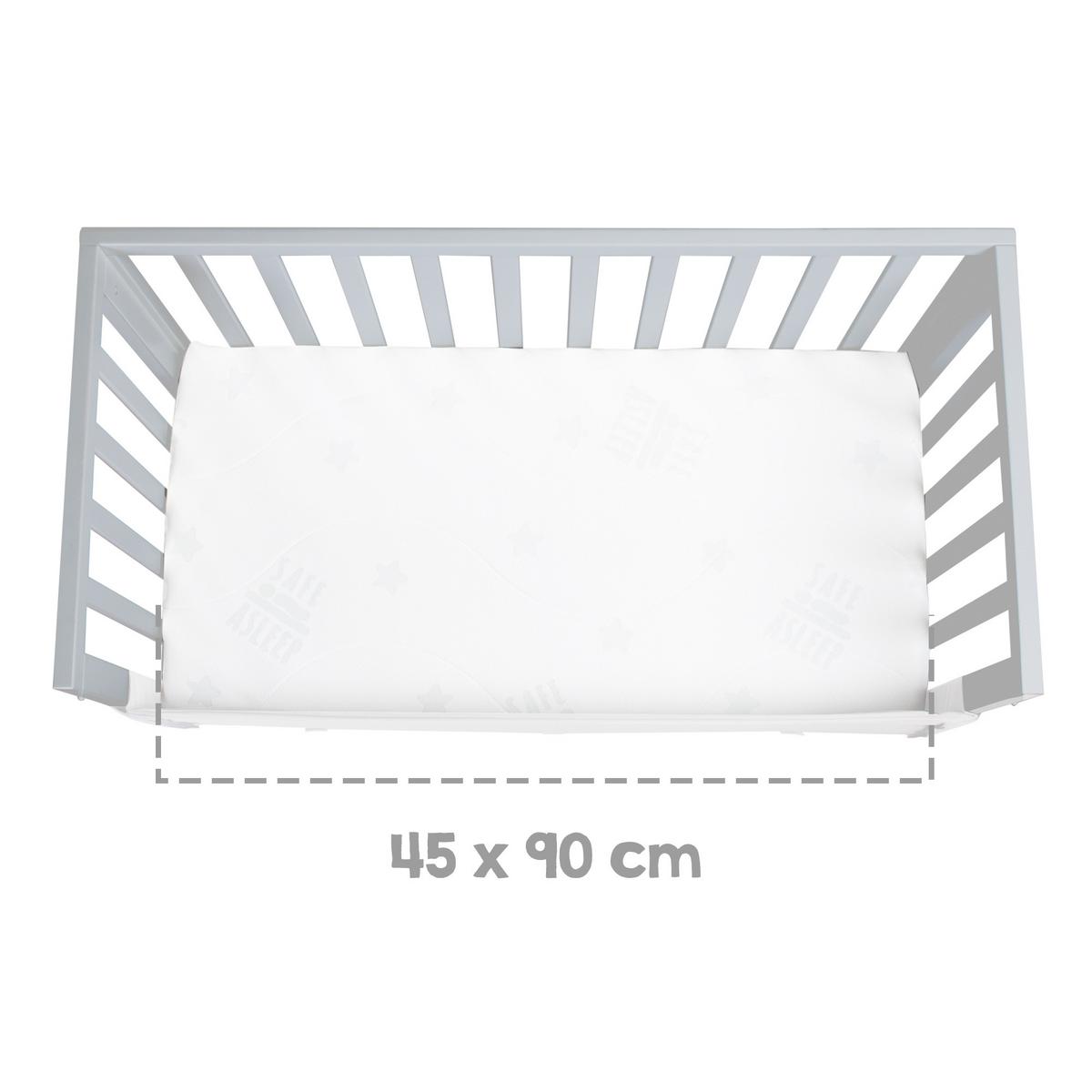 BEISTELLBETT roba Style grau 3in1 Set 90 x 45 cm - Taupe, Holzwerkstoff (45/90cm) - Roba