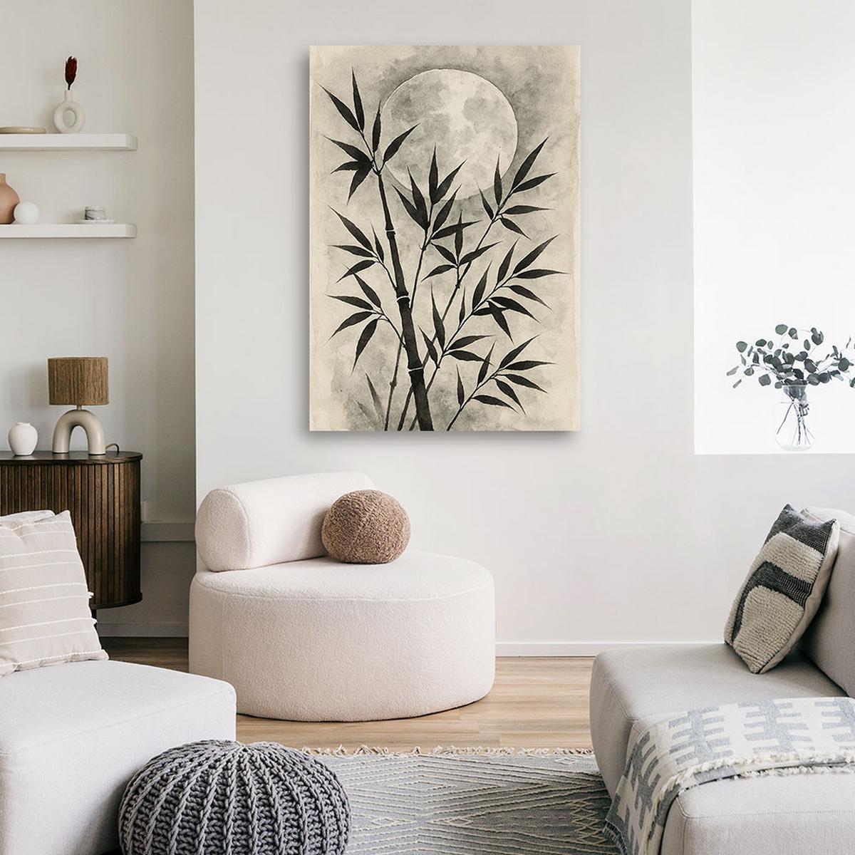 LEINWANDBILD Zen und Orientalisch 40x60cm - Grau, Textil (40/60cm) - Feeby