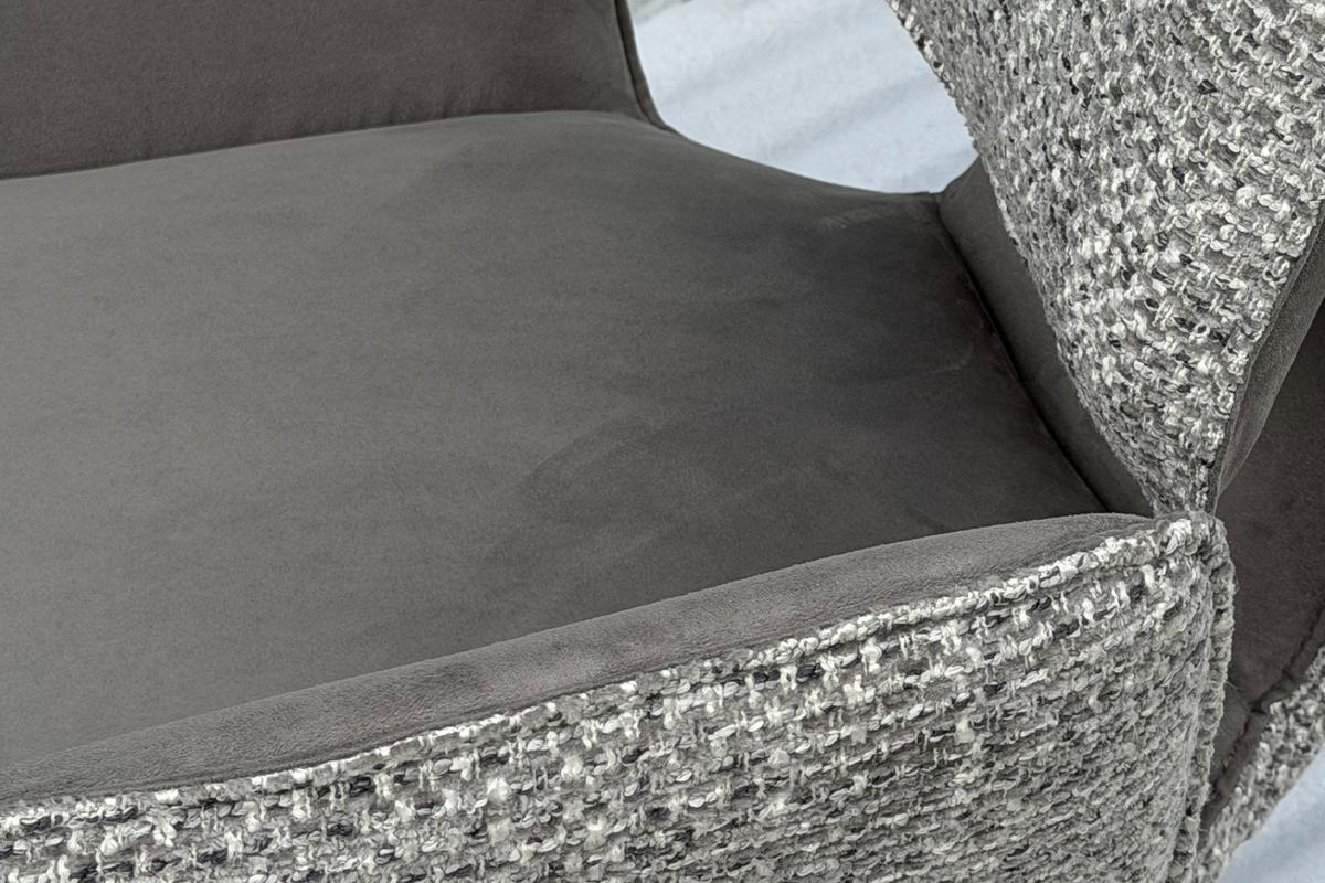 ESSZIMMERSTUHL EDENIA Grau Webstoff Drehbar (360°) (1er-Set) - Grau, Kunststoff/Textil (60/86/65cm) - KAWOLA
