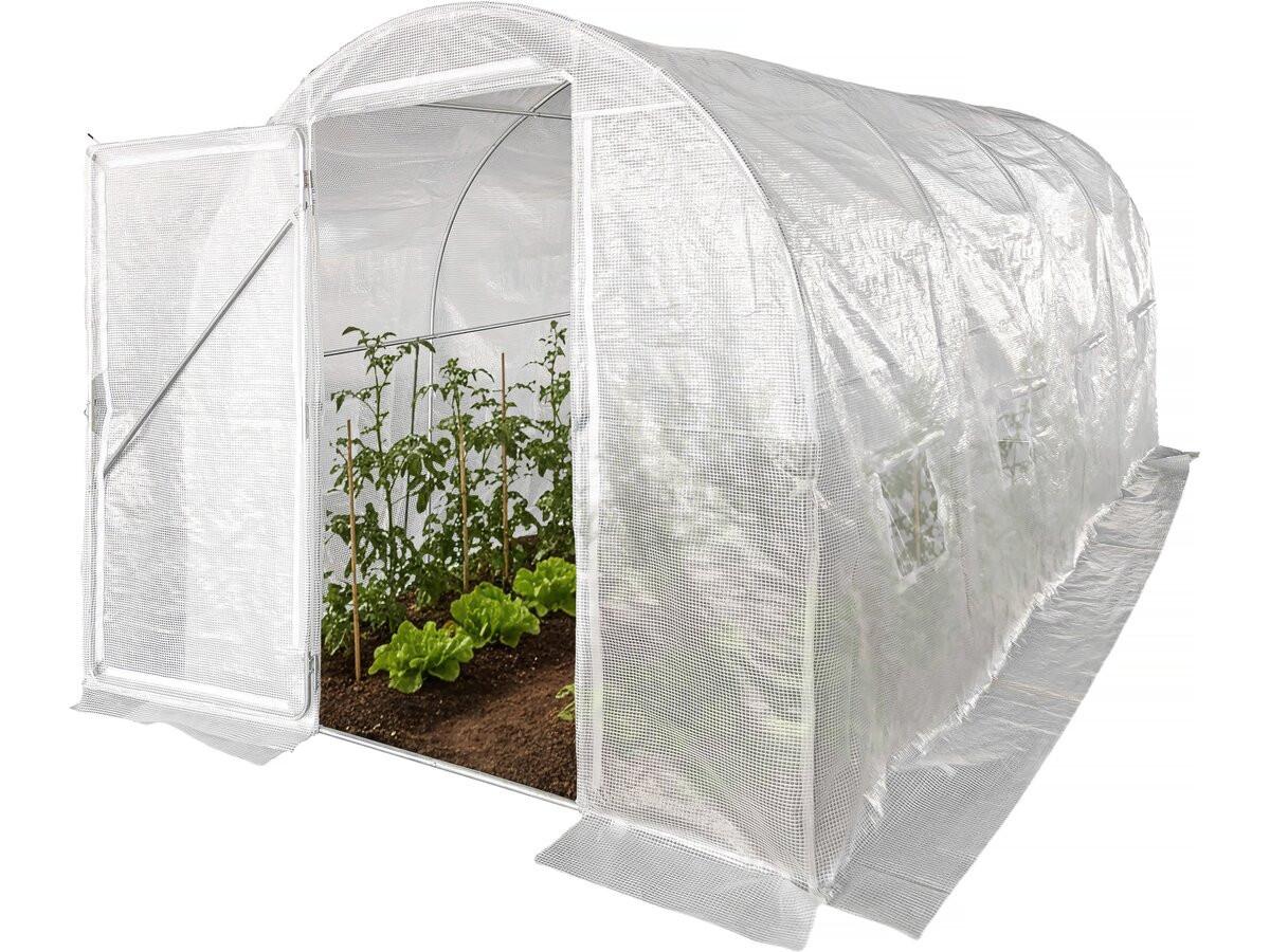 GEWÄCHSHAUSFOLIE mimosa weiss - Weiß, Kunststoff (85/170/85cm) - Habitat Garten