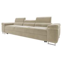 SCHLAFSOFA Torezio 3 Bis - Beige, Holz/Textil (263/90/102cm) - MIRJAN24