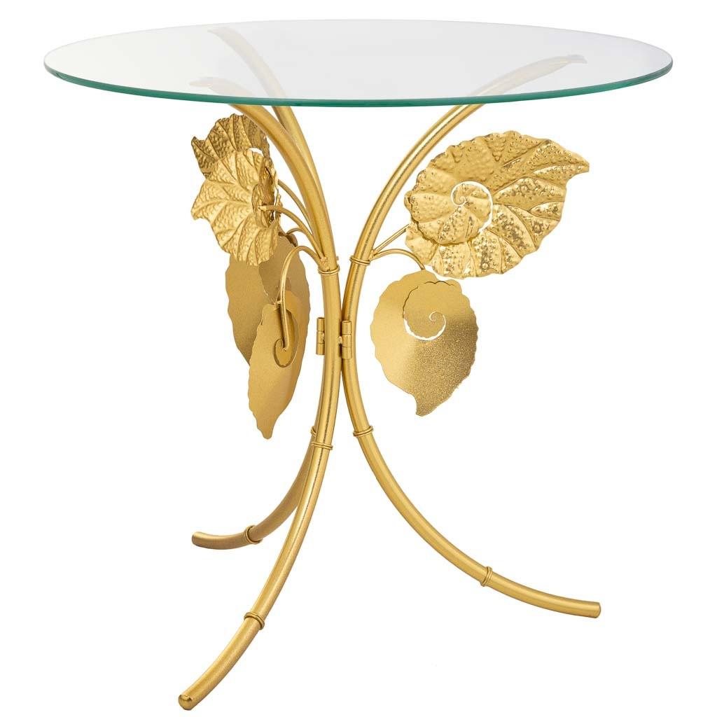 TISCH aus Metall, golden, 70cm - Goldfarben, Metall (70/70/70cm) - Wanderlust