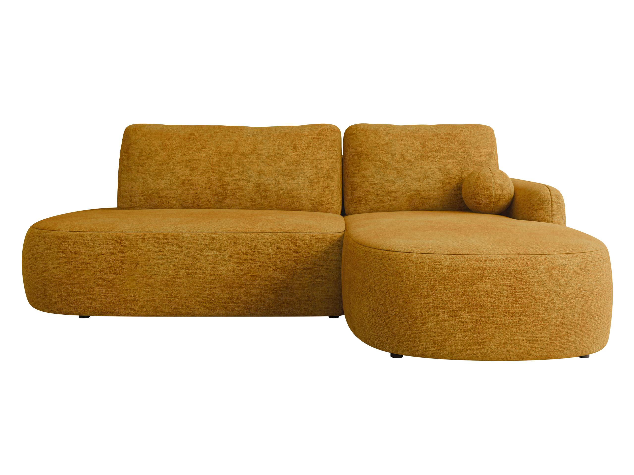 ECKSOFA Loridu O, Seite: Rechts - Gelb/Schwarz, Holz/Kunststoff (174/274cm) - MIRJAN24
