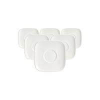 ESPRESSOUNTERTASSEN Arena weiß ø 12 cm 6er Set - Weiß, Keramik (12cm) - Ritzenhoff Breker