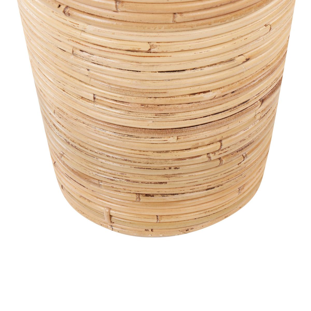 DEKOVASE Rattan natürlich Elatia - Naturfarben, Naturmaterialien (70cm) - Beliani
