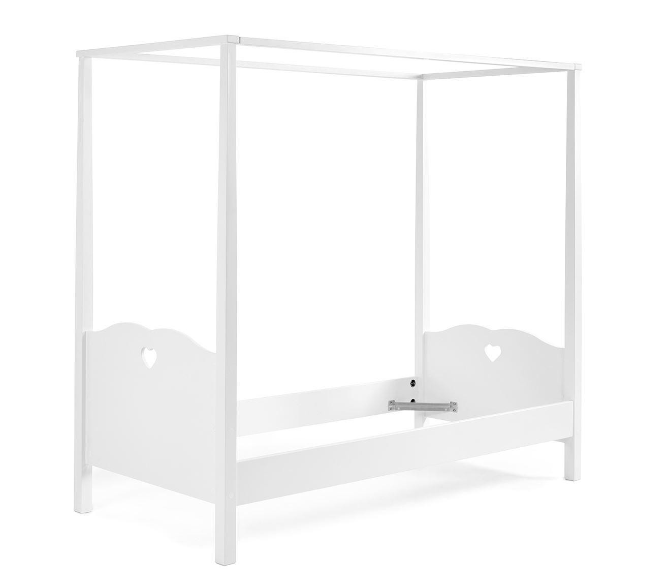 HIMMELBETT Kamila 211x187x96 aus MDF in Weiß - Weiß, Holzwerkstoff (90/200cm) - 58aufmkessel
