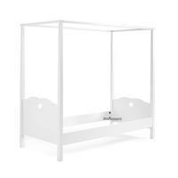 HIMMELBETT Kamila 211x187x96 aus MDF in Weiß - Weiß, Holzwerkstoff (90/200cm) - 58aufmkessel