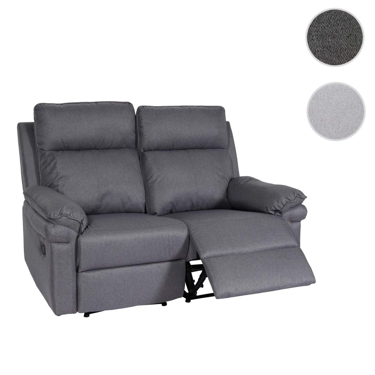 2ER-KINOSESSEL Grau - Grau, Textil (150/106/164cm) - MCW