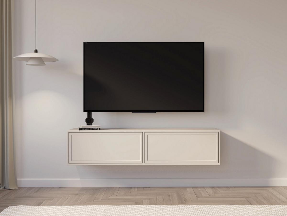 TV-HÄNGEBOARD Velveto 2-türig, Kaschmir, 140 cm - Kaschmir, Holzwerkstoff (140/30/30cm) - Selsey