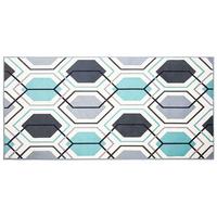 KURZFLOR-TEPPICH Giresun 150/80 cm - Multicolor, Kunststoff (80/150cm) - Beliani