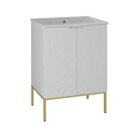 WASCHTISCH 60cm Daria Weiß - Weiß, Holzwerkstoff (60/84/45.8cm) - Petits-meubles