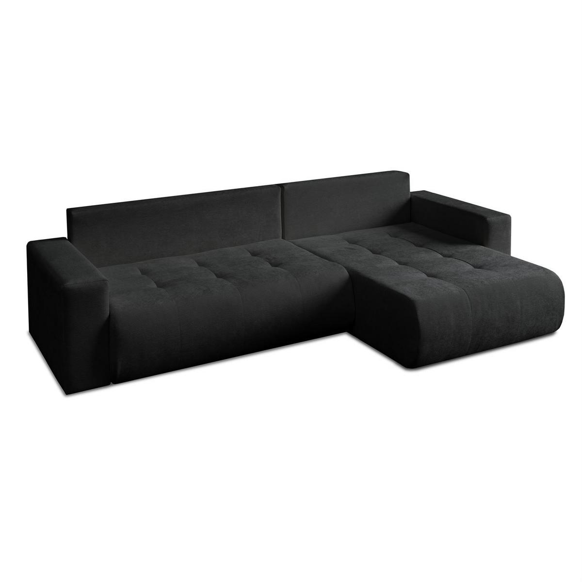 ECKSOFA CLOUD II XL mit Schlaffunktion Vibe 98 - Grau, Textil (280/152cm) - Lookway