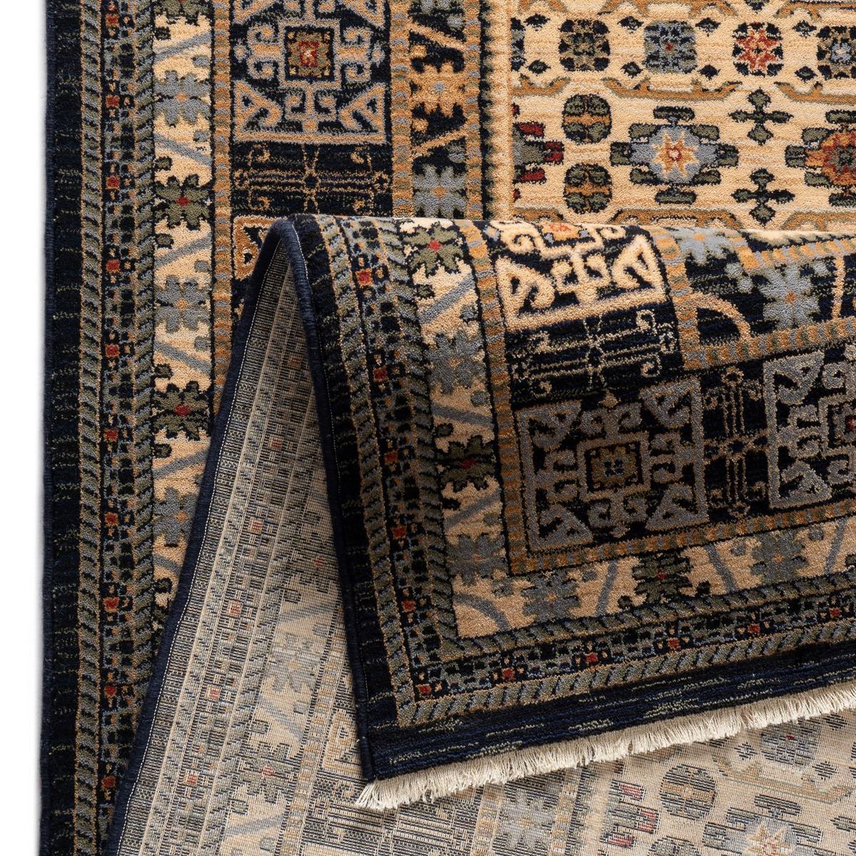 ORIENTTEPPICH Saharna 120x145 cm - Blau, Textil (120/145cm) - THEKO