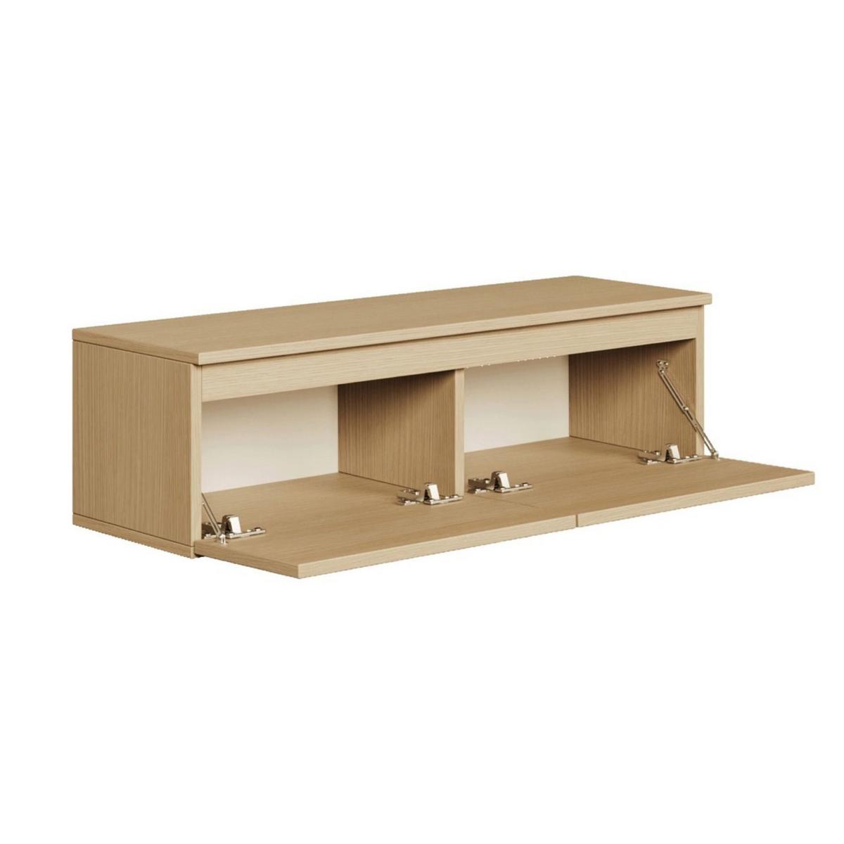 TV-LOWBOARD Bemmi Eiche Lindberg 100 cm - Eichefarben, Holzwerkstoff (100/28.4/31.8cm) - Selsey