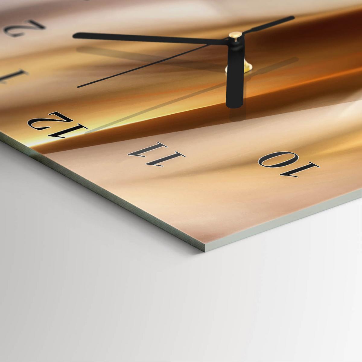 WANDUHR aus Glas 30x60 cm - Abstraktion - Multicolor, Glas (30/60/0.4cm) - TULUP