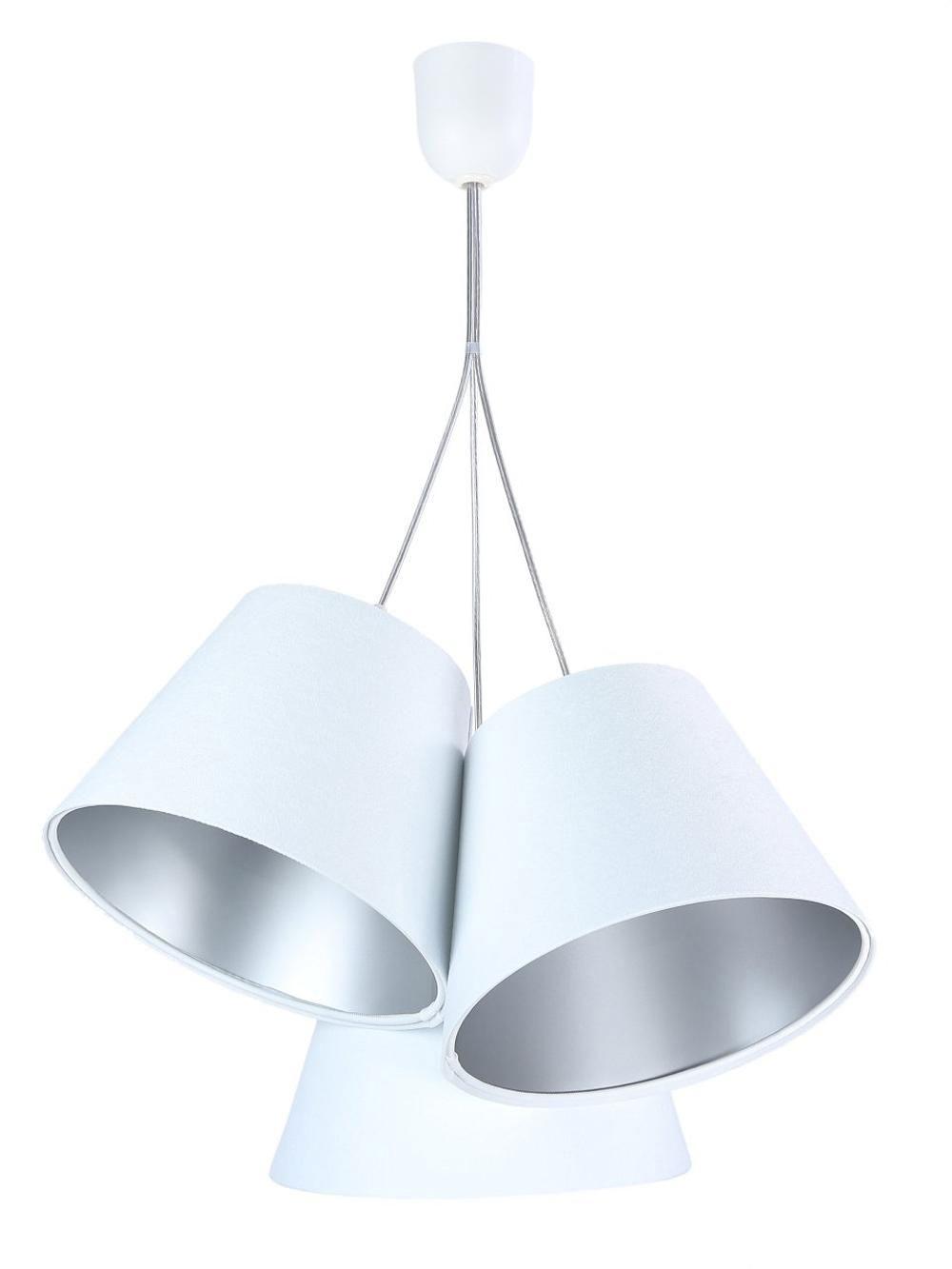 HÄNGELEUCHTE Silber 26/19 cm - Silberfarben, Kunststoff (26/0.8/19cm) - ONZENO