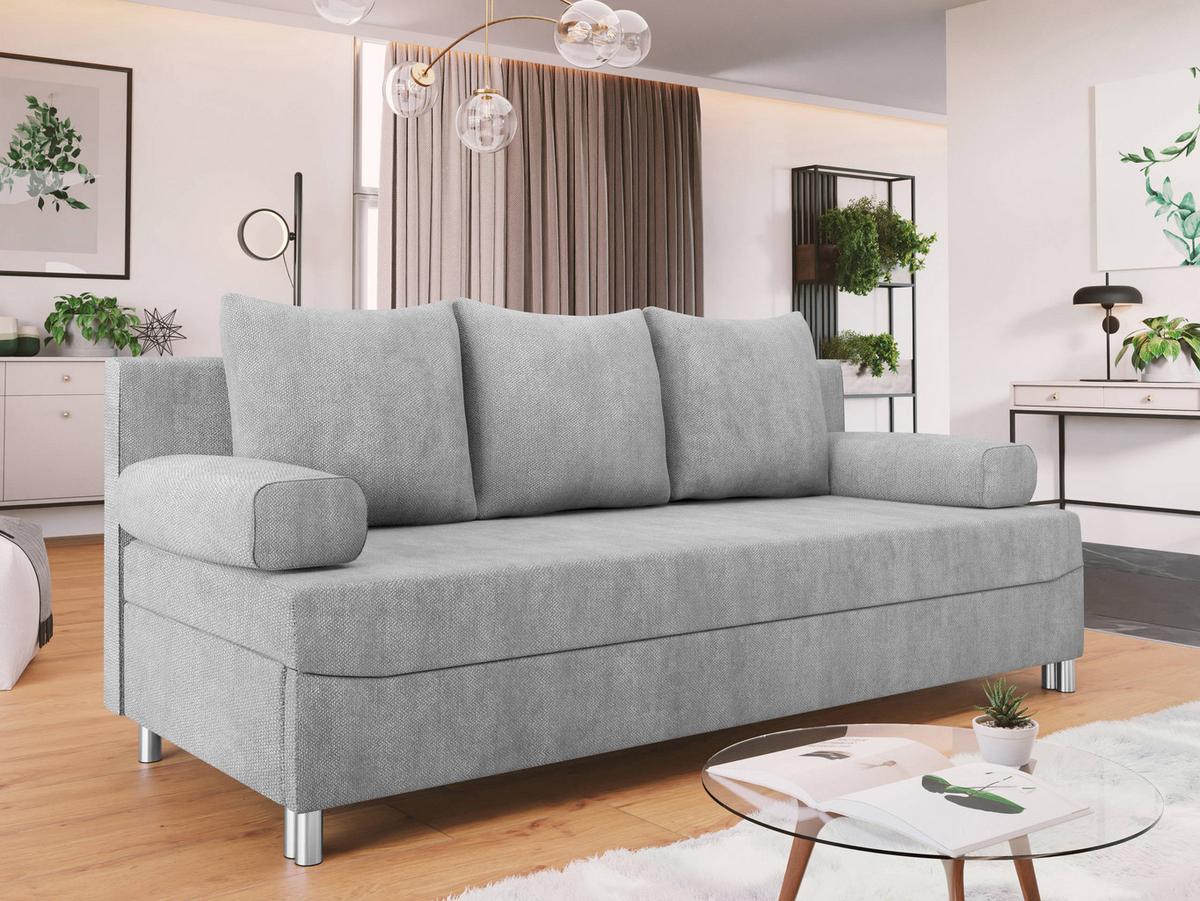 SCHLAFSOFA Dover - Chromfarben/Alufarben, Holz/Kunststoff (192/86/80cm) - MIRJAN24