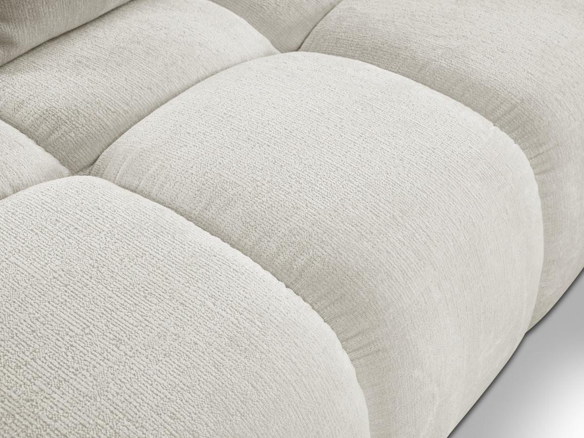 ECKSOFA L Form Hosio Cremefarbton 286/177/88 cm Rechts mit Schlaffunktion - Hellgrau/Schwarz, Kunststoff/Textil (286/177cm) - AX Living