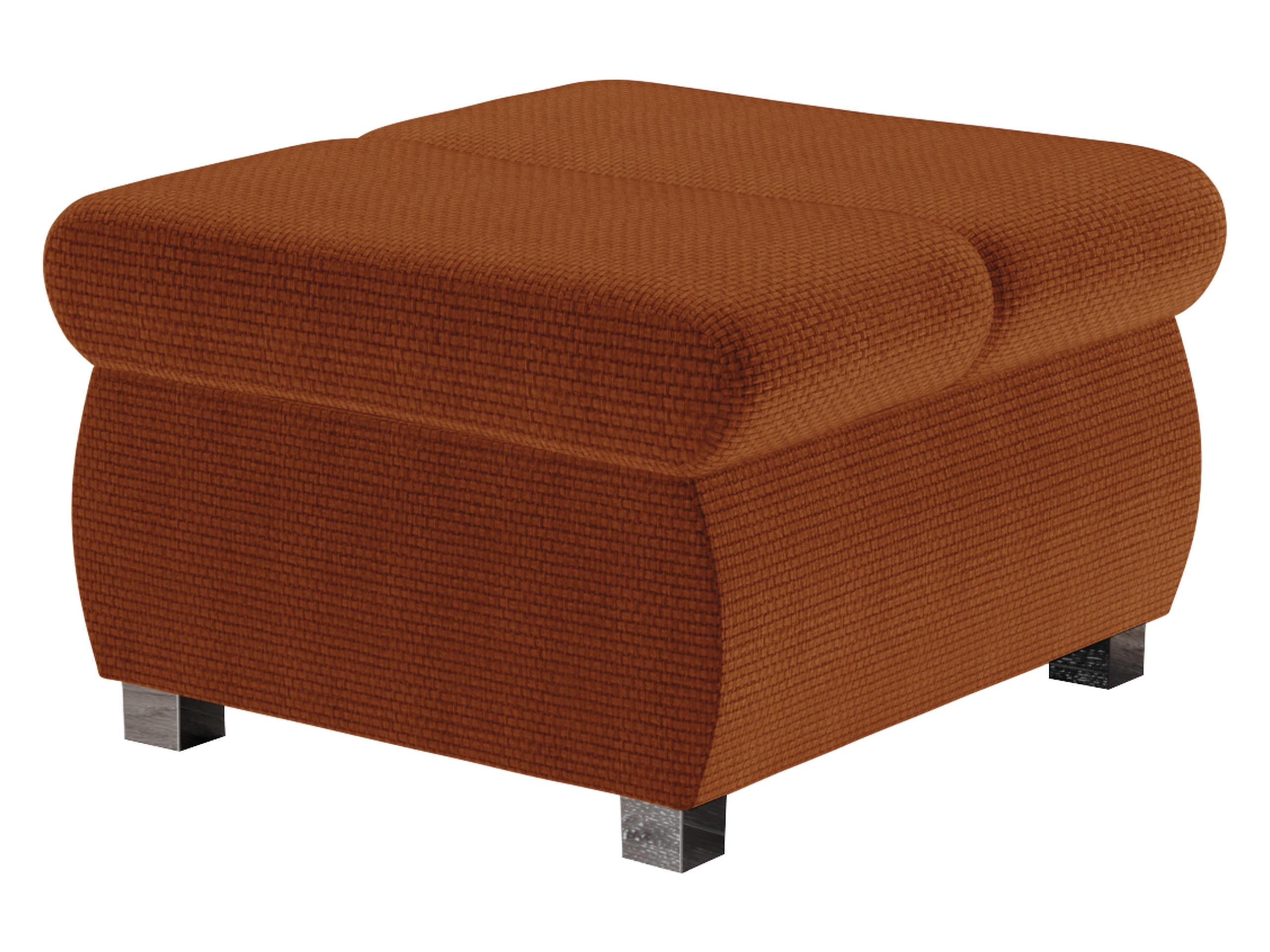 POLSTERHOCKER Bangkok Klein - Silberfarben/Bronzefarben, Holz/Kunststoff (60/39/60cm) - MIRJAN24