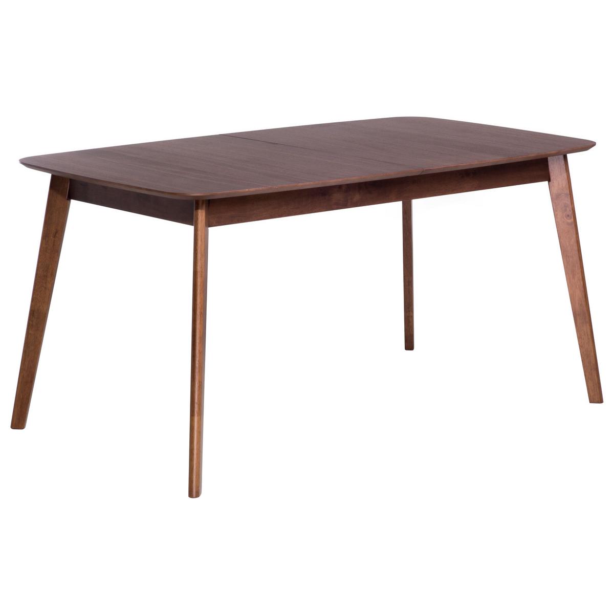 ESSTISCH 150-190/90/75 cm Dunkelbraun Rechteckig Madox - Dunkelbraun, Holzwerkstoff (190/90/75cm) - Beliani