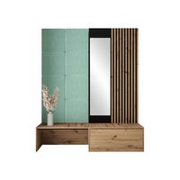 GARDEROBE Premium - Hellgrün, Holzwerkstoff (172/205/42cm) - MIRJAN24