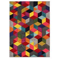 TEPPICH MEON, geometrisch, aus Polypropylen, Bunt, 200 x 290 cm - Multicolor, Textil (290/200cm) - KADIMA DESIGN