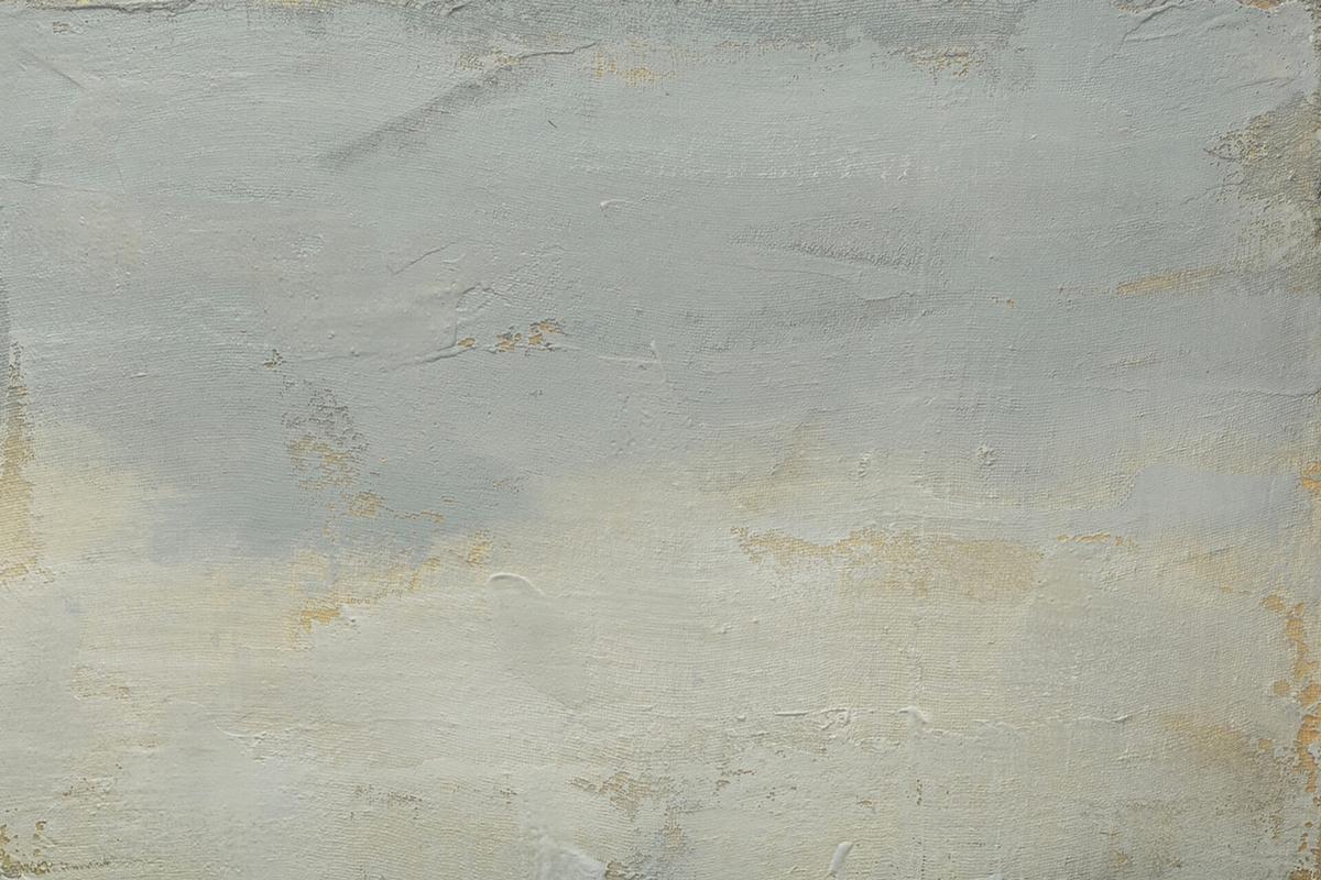 ACRYLBILD HANDGEMALT 80/80 cm - Grau/Grün, Holz/Textil (80/80cm) - KUNSTLOFT