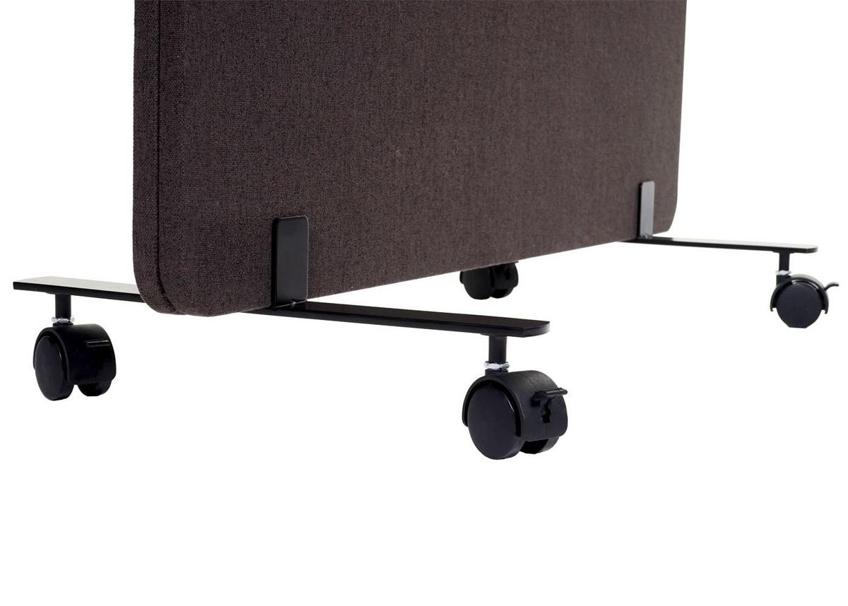 AKUSTIK-TRENNWAND Dunkelbraun - Dunkelbraun, Textil (80/127/39cm) - MCW