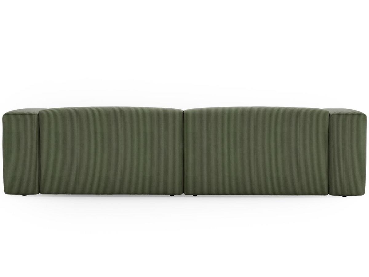 SOFA 240/85/80 Grün Landi - Schwarz/Grün, Kunststoff/Textil (240/85/80cm) - Graingold