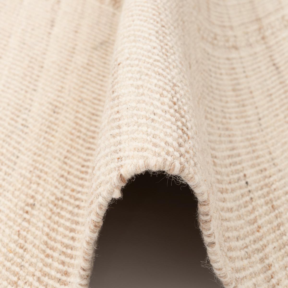NATUR TEPPICH KELIM WOLLE LARA MELIERT - Naturfarben, Textil (60/90cm) - Pergamon