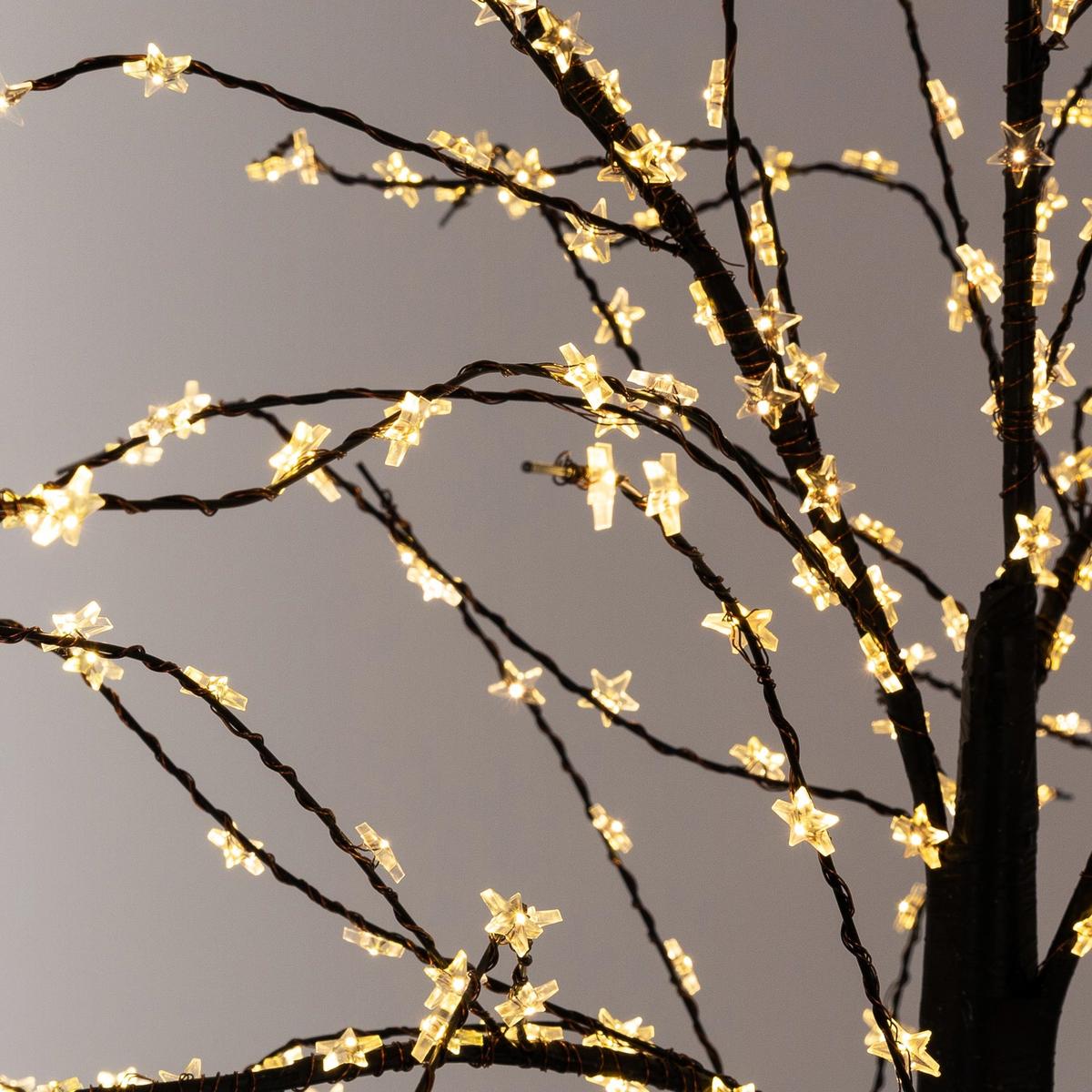 LICHTDEKORATION Weihnachtsbaum 150 cm - Schwarz, Metall (18/150cm) - Home Styling Collection