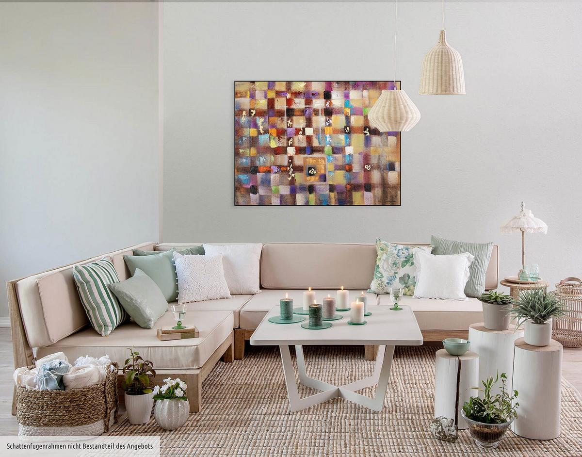 ACRYLBILD HANDGEMALT 100/75 cm - Multicolor, Holz/Textil (100/75cm) - KUNSTLOFT