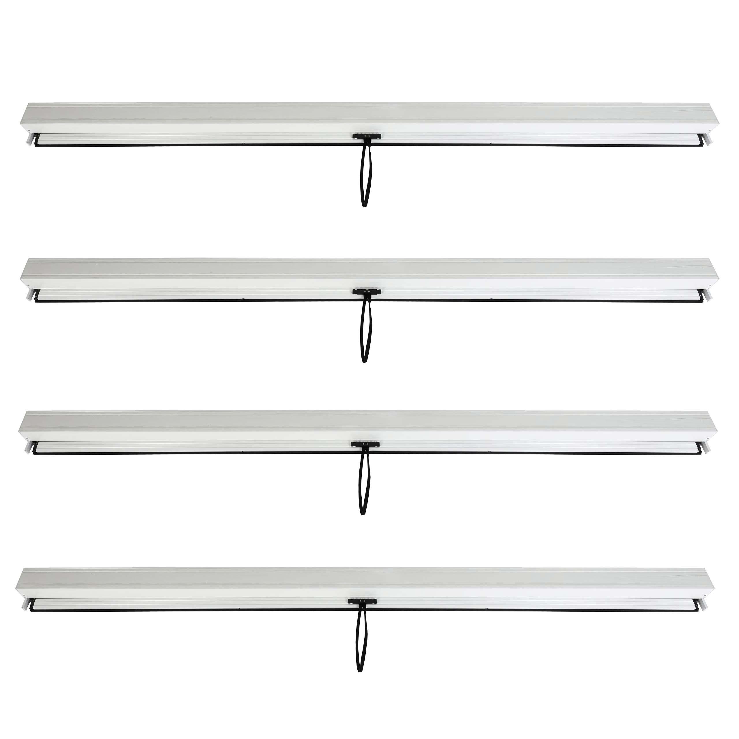 SEITENWAND FÜR PERGOLA 4ER Weiß 4er-Set - Weiß, Textil (271/205/1cm) - MCW