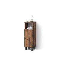 MIDISCHRANK Fucino Eiche rustikal 30 x 95 cm - Wildeiche, Holzwerkstoff (30/95/30cm) - Livinity®