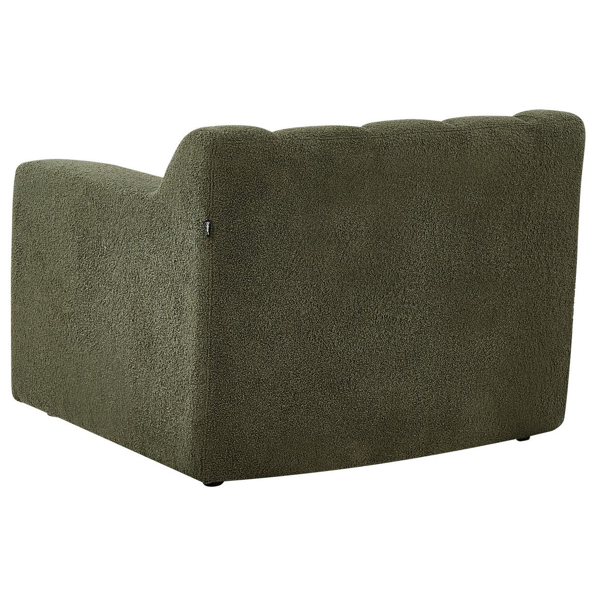SESSEL Dunkelgrün Agerup - Dunkelgrün, Textil (97/73/87cm) - Beliani