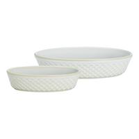 AUFLAUFFORMEN Kiruna weiß 2er Set - Weiß, Keramik (2/2/2cm) - Ritzenhoff Breker