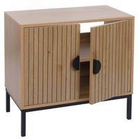 WASCHBECKENUNTERSCHRANK Braun - Braun, Metall (63/61/35cm) - MCW