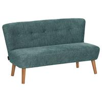 KINDERSOFA 2-Sitzer Katya Flachgewebe petrol - Petrol, Kunststoff (97/54/50cm) - 58aufmkessel